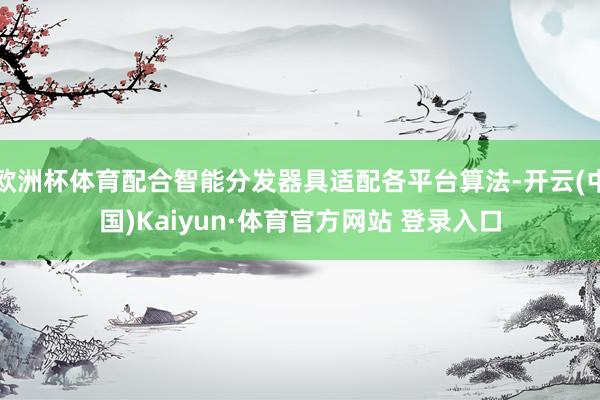欧洲杯体育配合智能分发器具适配各平台算法-开云(中国)Kaiyun·体育官方网站 登录入口