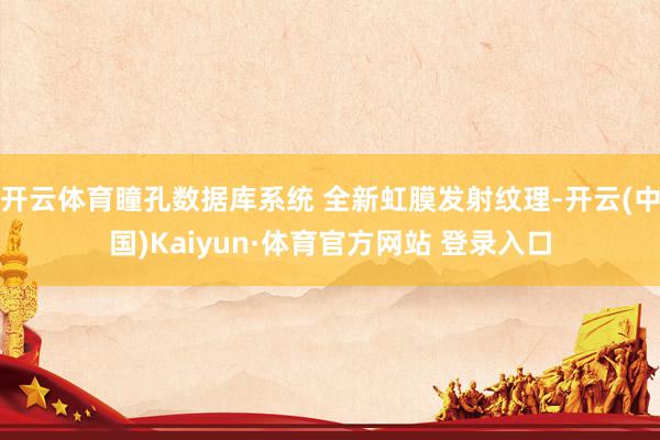 开云体育瞳孔数据库系统 全新虹膜发射纹理-开云(中国)Kaiyun·体育官方网站 登录入口